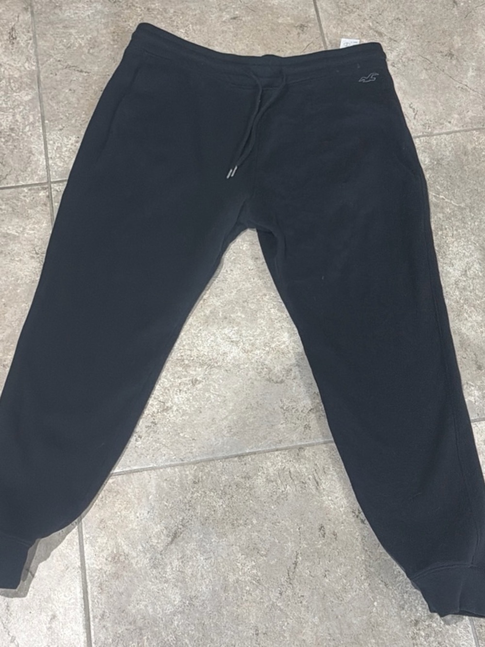 Hollister Black Fleece Jogger Sweatpants